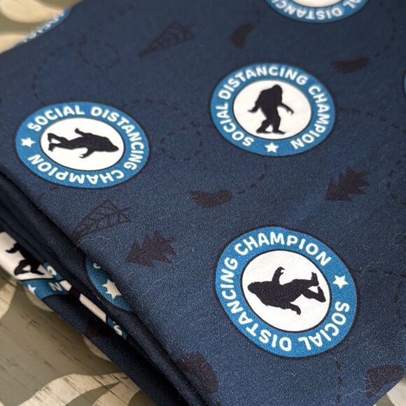 Cotton Fabric Social Distancing Champion by Riley Blake Designs - Picture 2 of 5